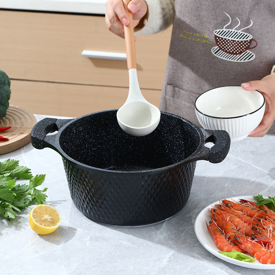 6- bis 10-teiliges Aluminium-Antihaft-Topf- und Pfannen-Kochgeschirr-Set