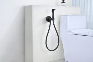 Bless Matte Black Concealed Bidet Mixer, view 5