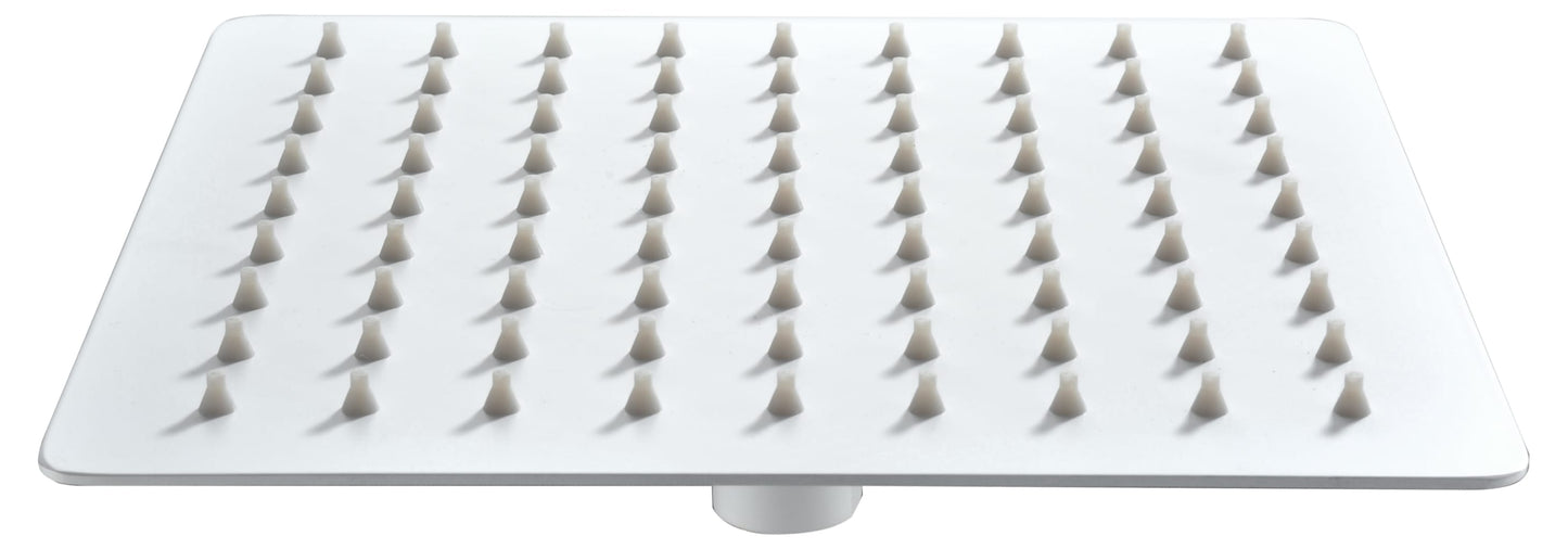 Shower Head Square 20X20 Matte White | IMEX