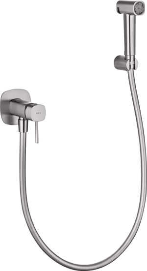 Firenze Brushed Nickel Concealed Bidet Mixer, main product view