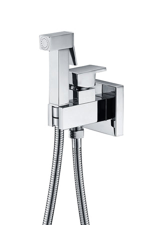 Chrome Built-In Bidet Faucet Single Lever Mixer, view 2