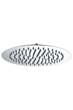 Round Chrome Shower Head 25cm Modern Bathroom Sprayer, view 2