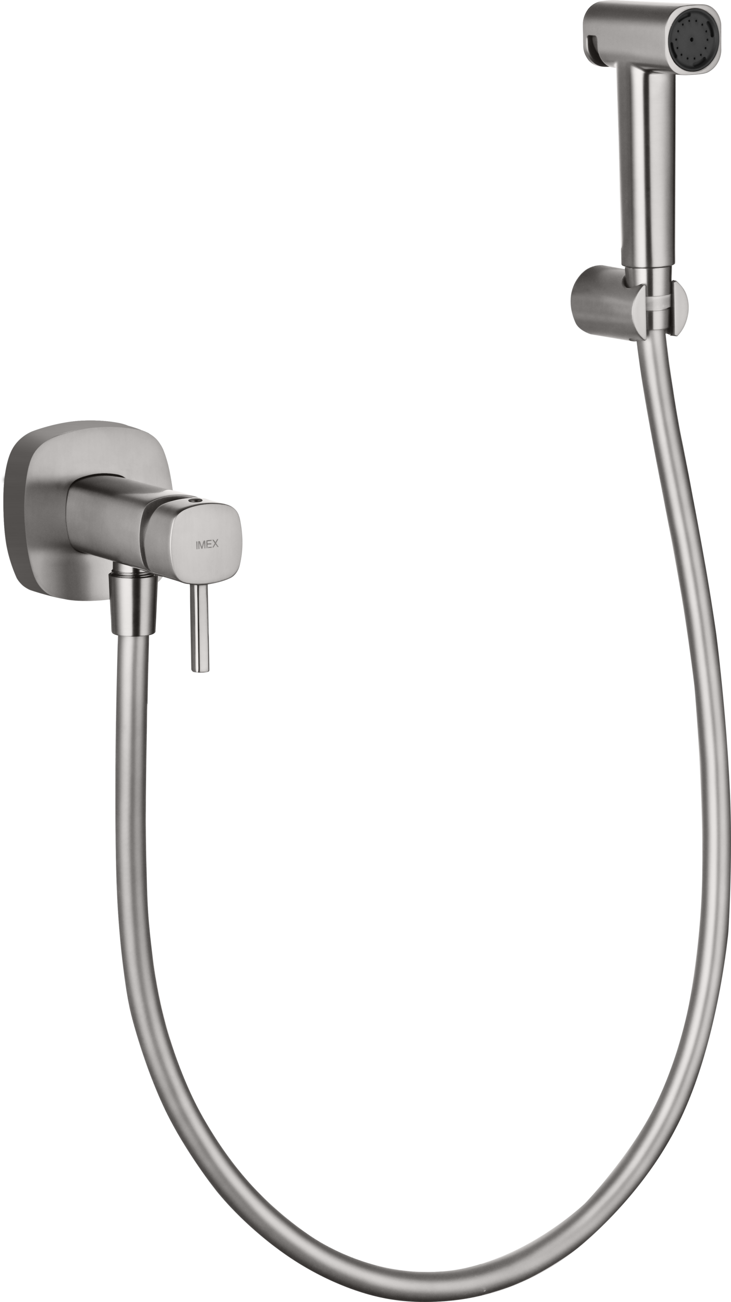 Toscana Brushed Nickel Concealed Bidet Mixer, view 2