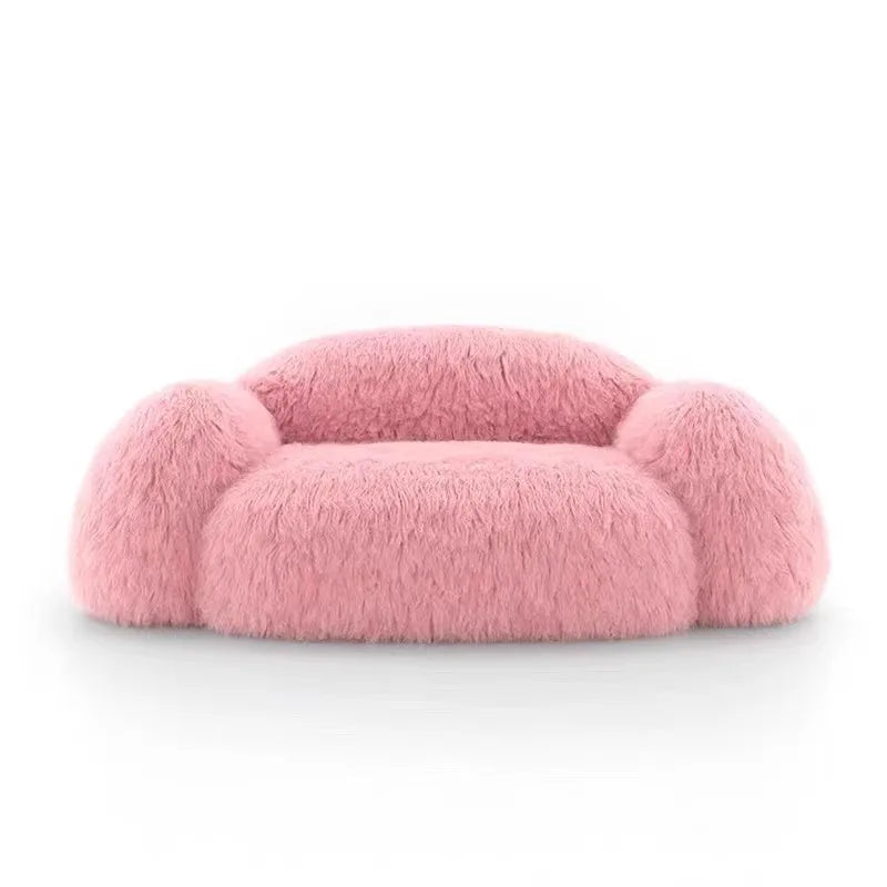Modern Plush Nordic Minimalist Compressed Sofa