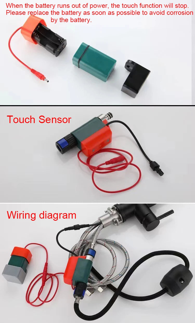 3 Mode Waterfall Crane Sensor Pull Out Sink Faucet