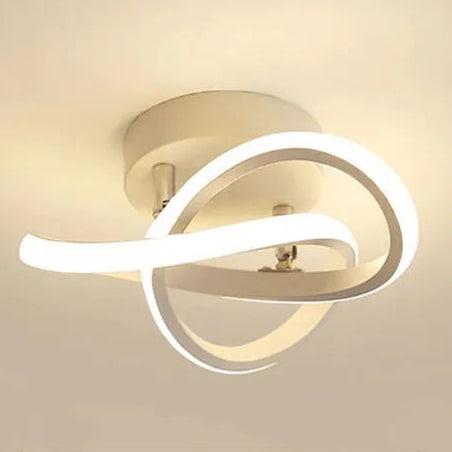 Circle Intercept Shape LED Modern Minimalist Ceiling Lights Lamp