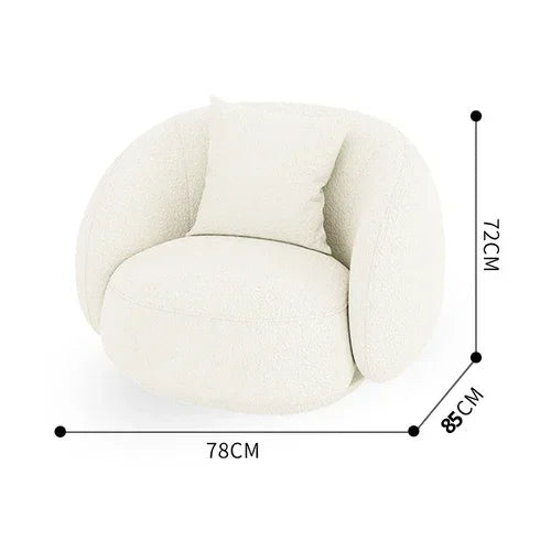 Italian Minimalist Nordic 2 Seater Couch Sofa
