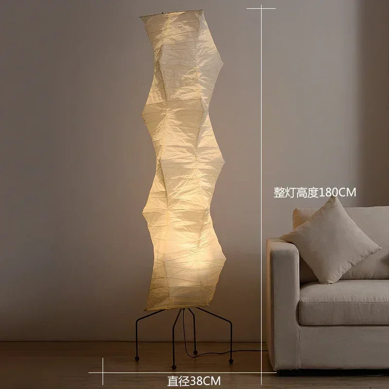 LED Paper Stand Light Corner Floor Light Lamp