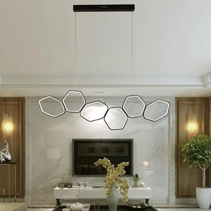 Art Deco LED Geometric Chandelier - Orniture™