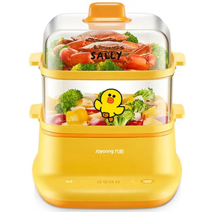Dual Layer Electric Steamer 6-8L Capacity Auto Cook