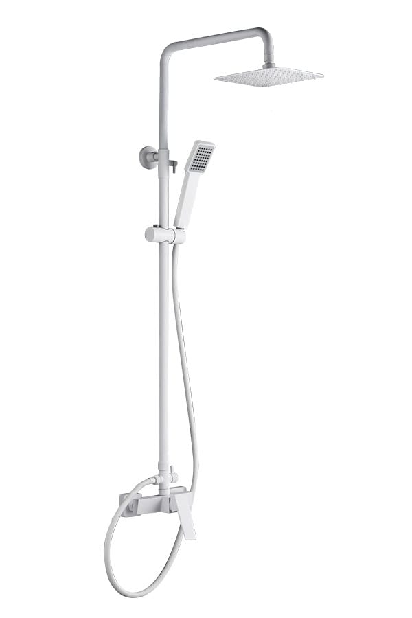 Set Shower Single-Handle Art Matte White | IMEX