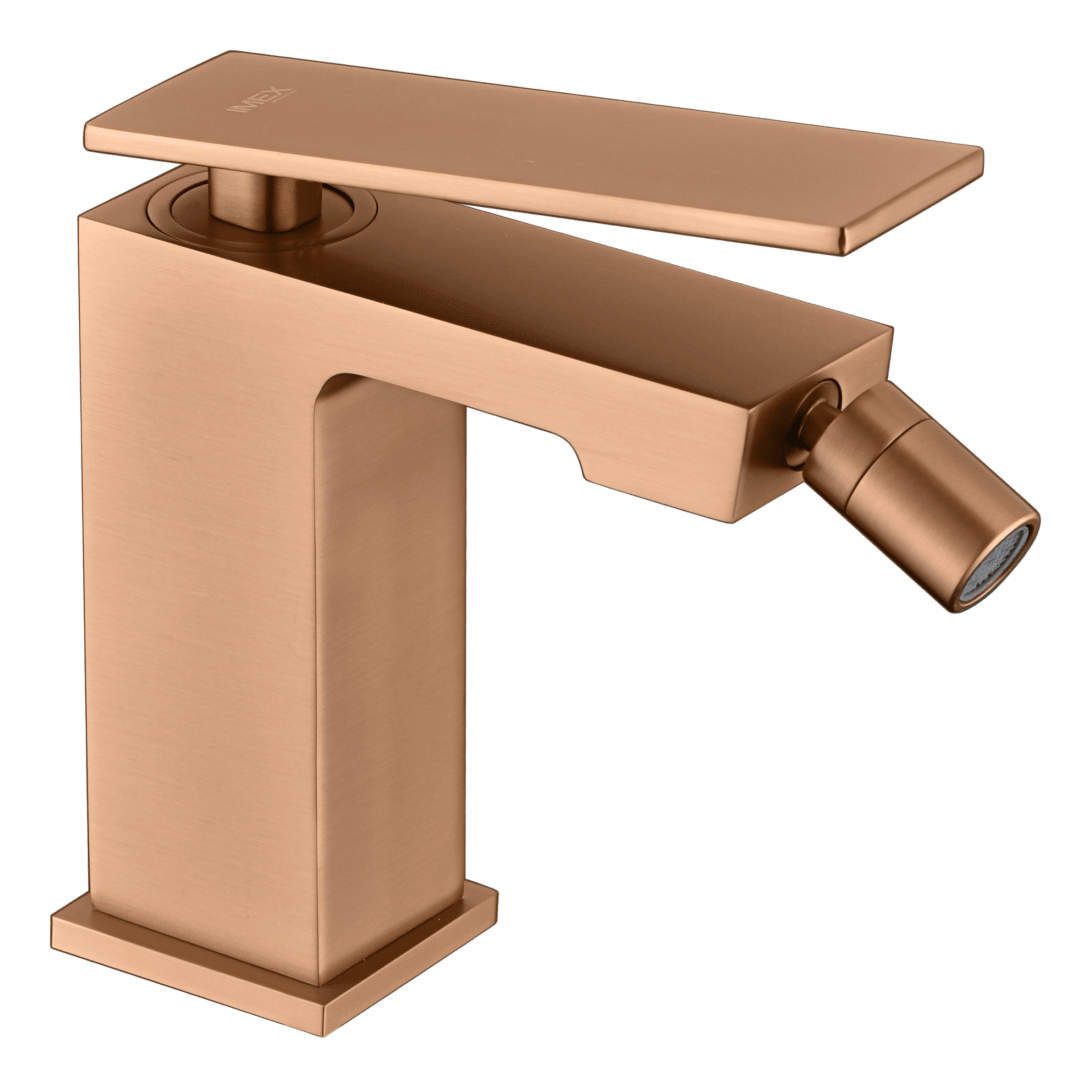 Single-Handle Bidet Pisa Brushed Rose Gold | IMEX