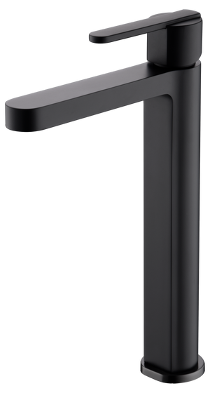 Matte Black Single Lever Basin Faucet Roma Series, view 2