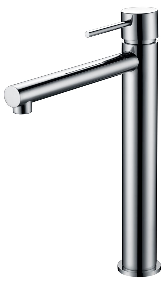 Milos Tall Chrome Basin Mixer Single Lever Faucet, view 2
