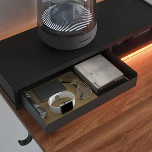 Standing Desk with Electric Height Adjustment and Floating