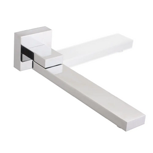 Chrome Folding Bathtub Spout with Space-Saving Design, main product view