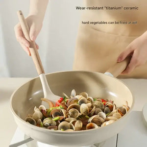 8 Piece Ceramic Non Stick Cookware Pot Pan Set - Cookware set