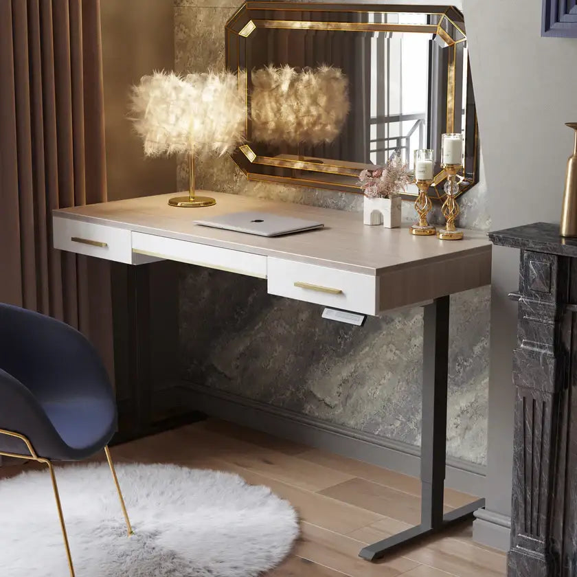 Century Modern Electric Standing Desk - 55’’ x 26’’ / Light Walnut - Desk