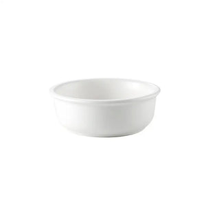 Pet Feeding Bowl With Wood Stand - White / 600ml - Feeding Bowl