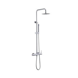 Chrome Single Handle Shower Set Modern Design, main product view