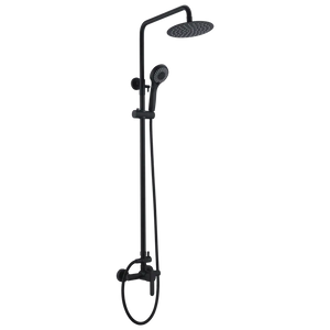 Matte Black Single Handle Shower Set Roma, main product view