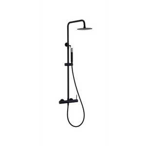 Matte Black Single Handle Shower Set Modern Design, main product view