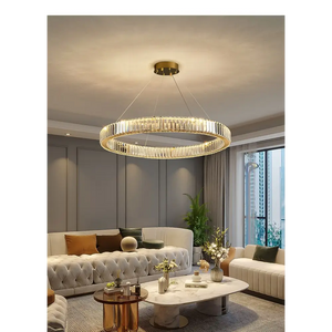 Crystal Ring Large Chandelier Pendant Lamp - Chandelier