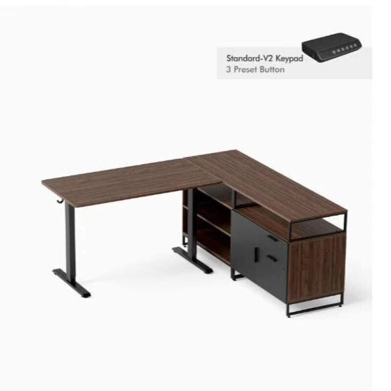 Executive & Luxury Standing Desk - 48 x 24 / L-shaped /