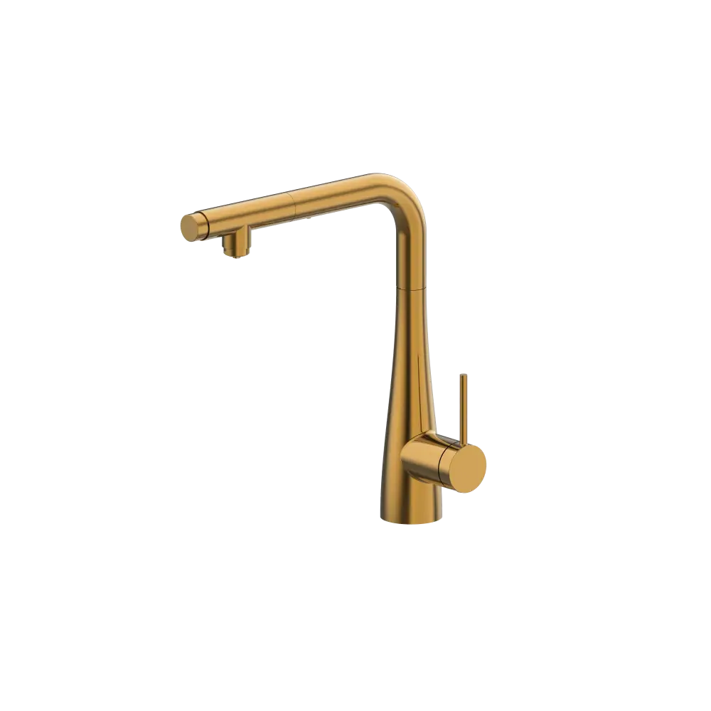 Faucet Kitchen Split Osmosis Brushed Gold | IMEX - Faucet