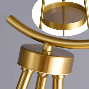 Globe Clear Smoky Glass Round Standing Light - Lamps