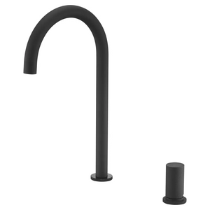 Matte Black Kitchen Faucet Modern Minimalist Design, main product view