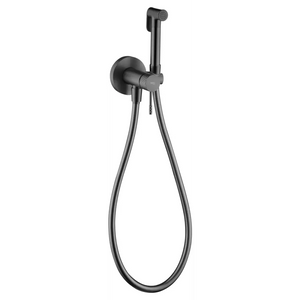 Black Gun Metal Built-in Bidet Faucet Modern Design, main product view