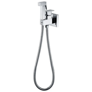 Chrome Built-In Bidet Faucet Single Lever Mixer, main product view