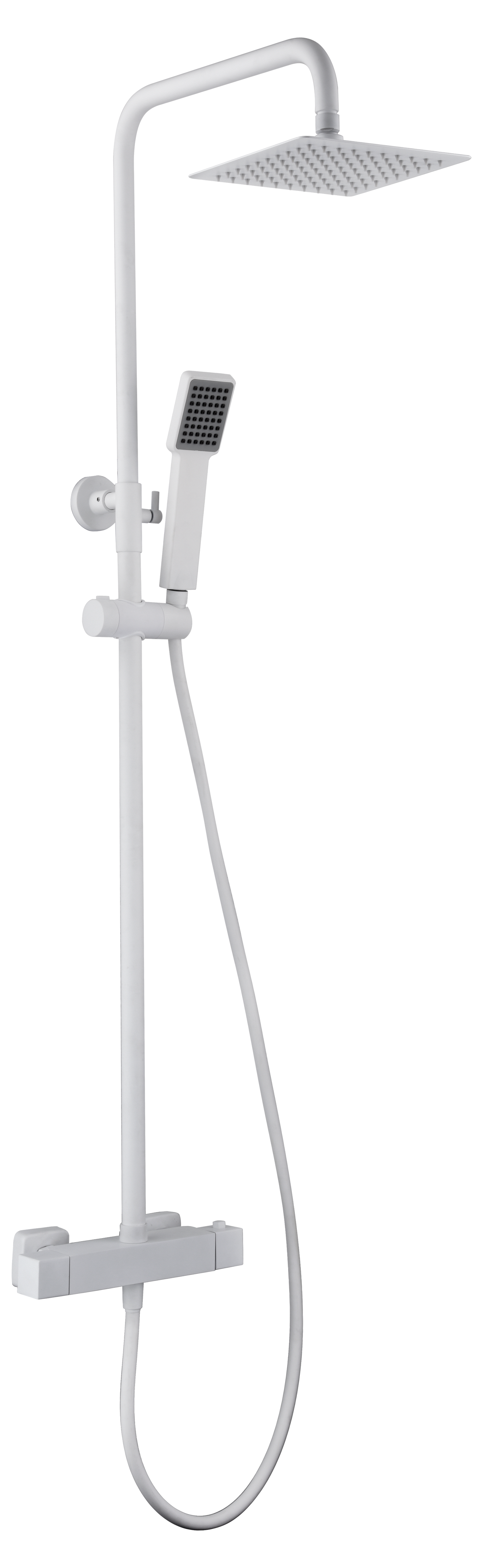 Thermostatic Shower Set Art Matte White | IMEX