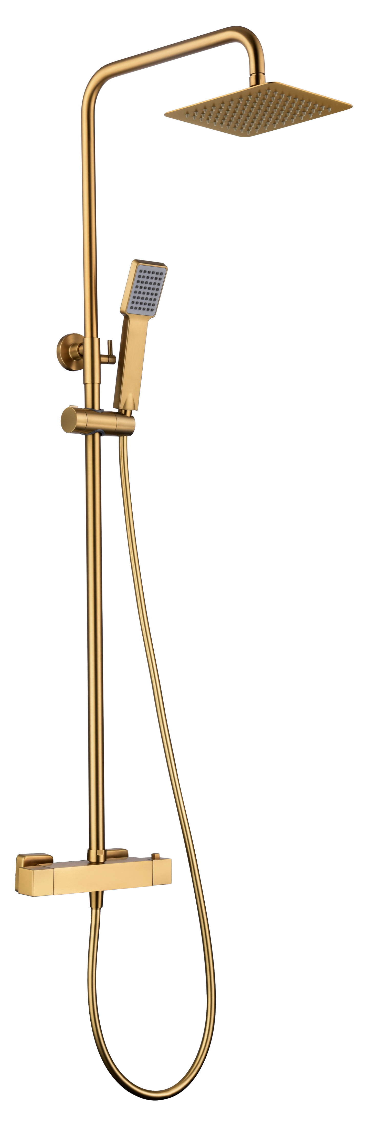 Thermostatic Shower Set Art Brushed Gold | IMEX
