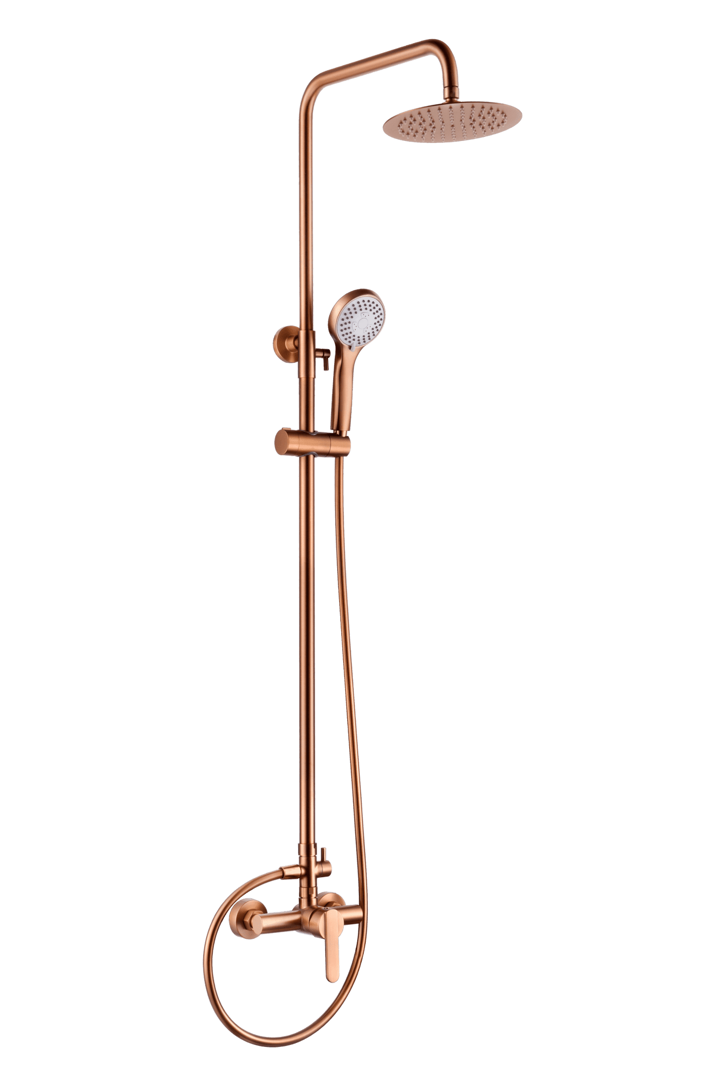 Set Shower Single-Handle Rome Brushed Rose Gold | IMEX