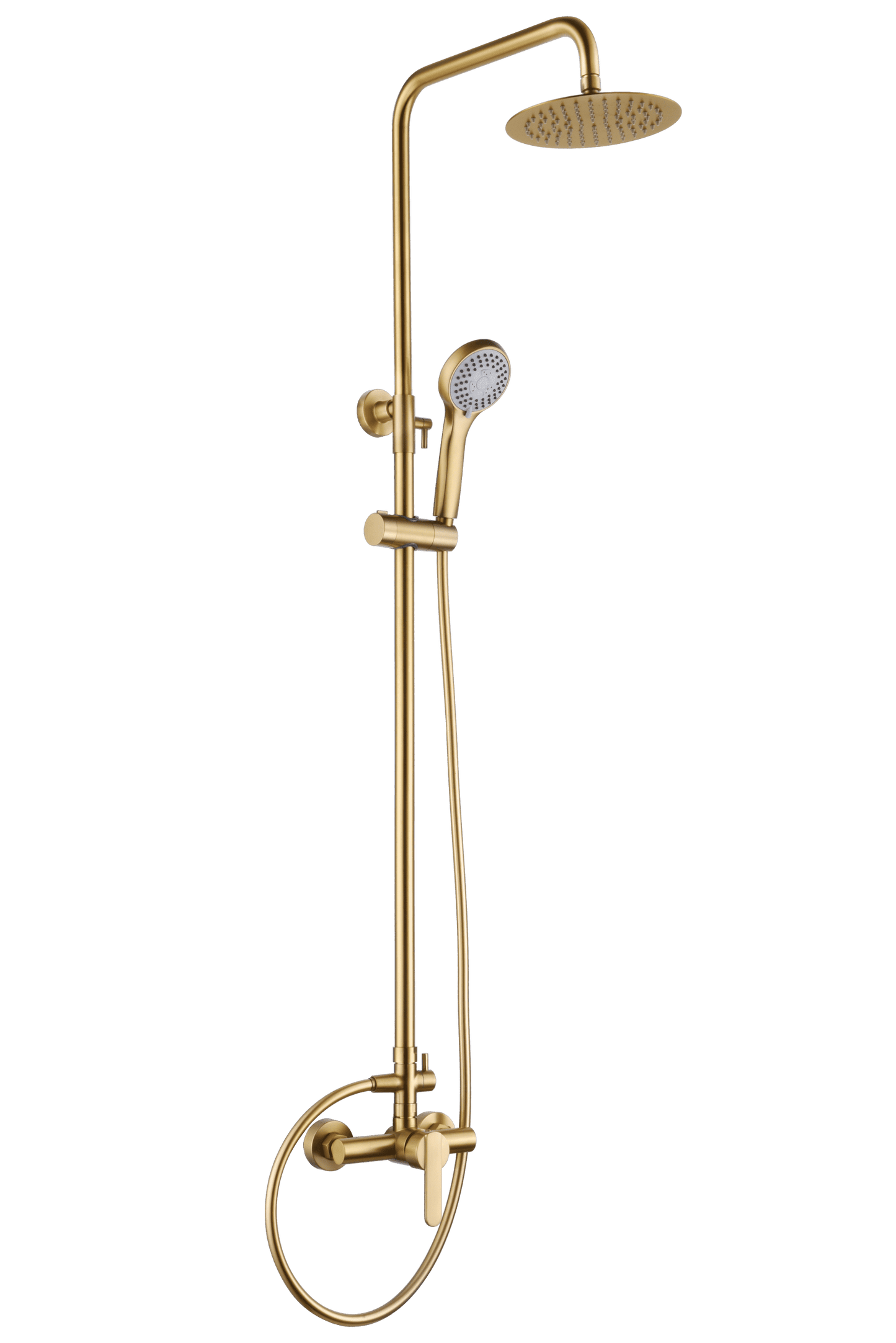Set Shower Single-Handle Rome Brushed Gold | IMEX