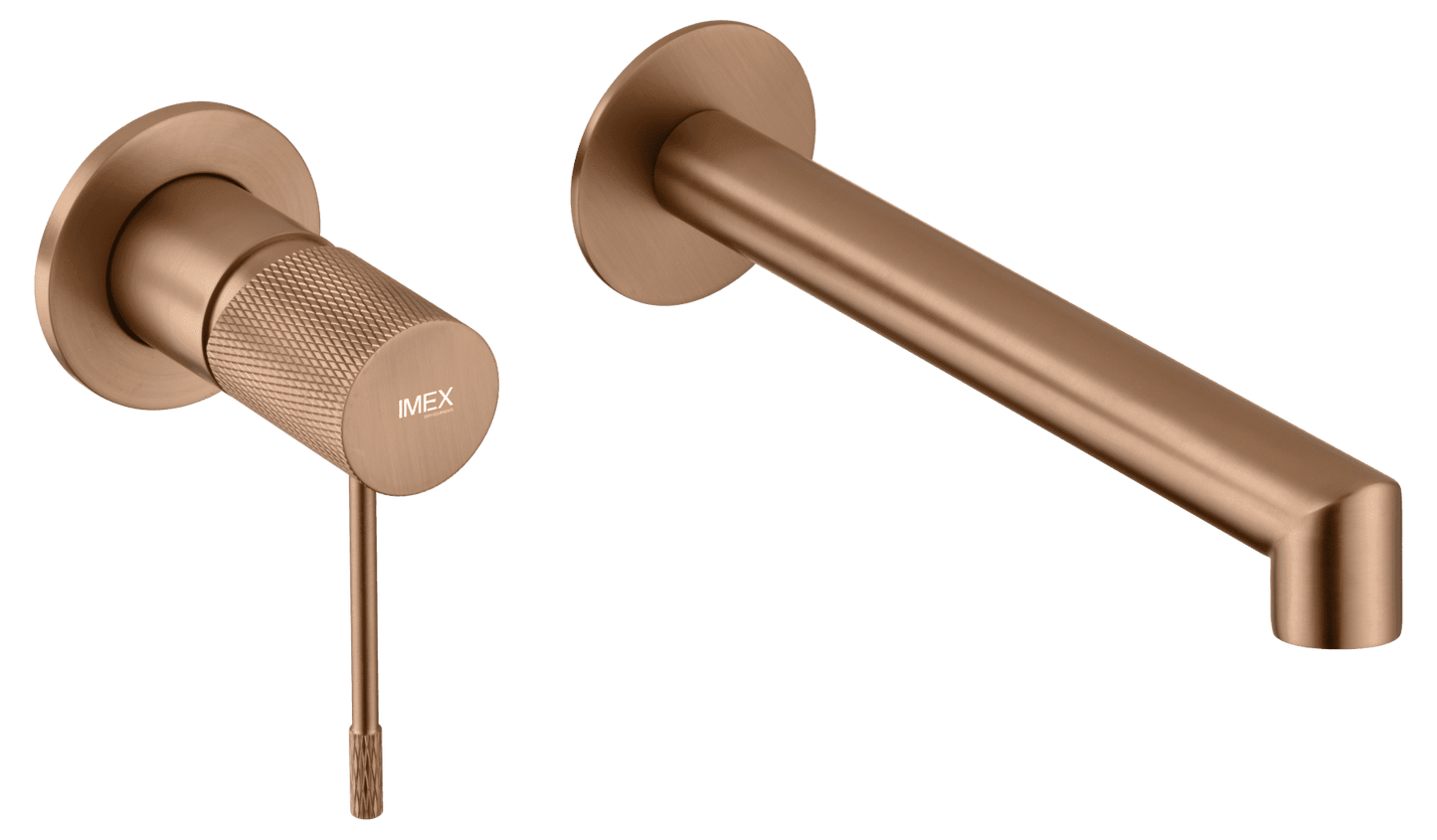 Single-Handle Concealed Basin Line Brushed Rose Gold | IMEX