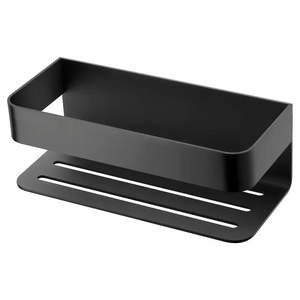 Matte Black Soap Dish Wall Mount Modern Bathroom, main product view