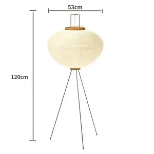 Japanese Paper Standing Light Button Switch Lamp - Lamp