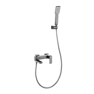 Black Gun Metal Single Lever Shower Kit Modern Design, main product view