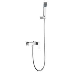 Pisa Chrome Single Lever Shower Kit Modern Design, main product view