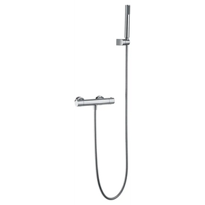Chrome Thermostatic Shower Set with Temperature Control, main product view