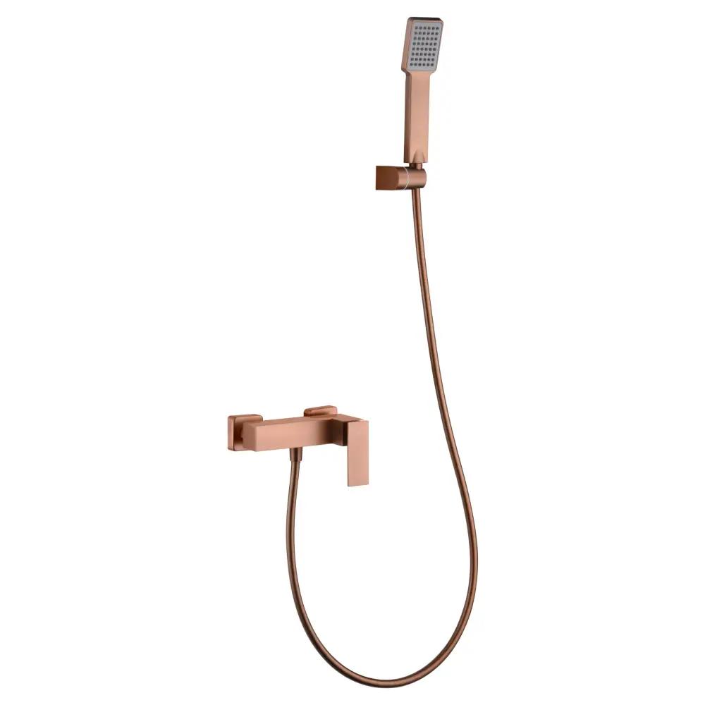 Kit Shower Single-Handle Pisa Brushed Rose Gold | IMEX - Shower Set