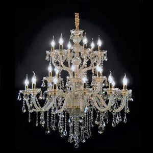Large Crystal Tears Chandelier Lamp - Chandelier