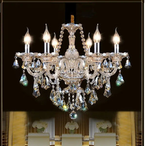 Large Crystal Tears Chandelier Lamp - Chandelier