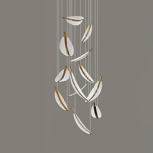 LED Chandelier Modern Spiral Pendant Light - 12 heads / Neutral Light - Chandelier