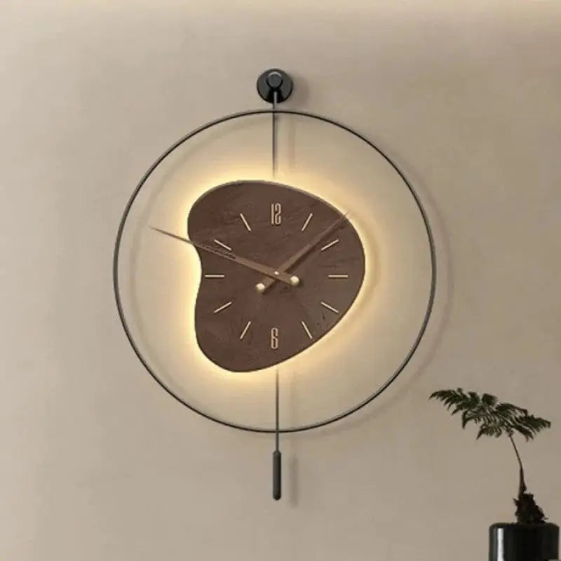 London Minimalist Wall Clock with Optional LED Glow - view 2