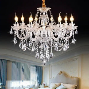 Luxury K9 Crystal Art Deco Chandeliers Lamp - 8 arms chandelier / Transparent Silver / With LED110V - Chandelier