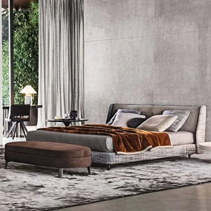 Minimal Modern High End Double Bed Frame - Bedroom